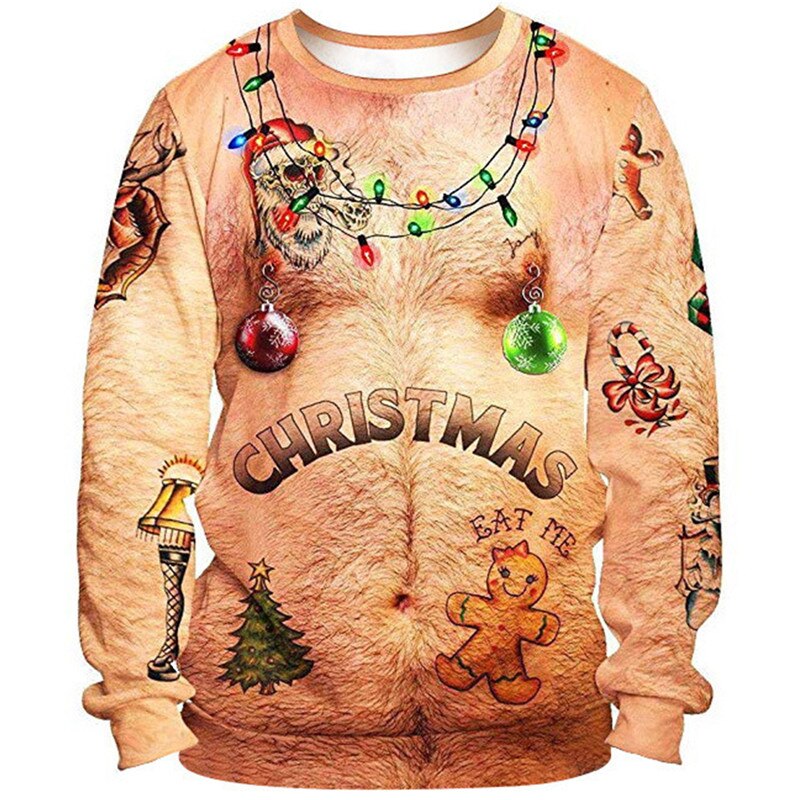 NFL PS Christmas Gift 3D Ugly Christmas Sweater For Men And Women -  Banantees