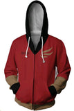 Resident Evil Game Made In Heaven Unisex Adult Cosplay Zip Up 3D Print Hoodie Jacket Sweatshirt