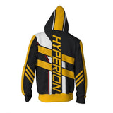 Borderlands Yellow HYPERION Game Unisex 3D Printed Hoodie Sweatshirt Jacket With Zipper