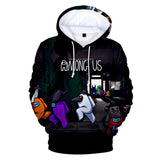 Kids Among Us Party Game of Teamwork Cosplay 3D Print Hoodie Pullover Sweatshirt For Children