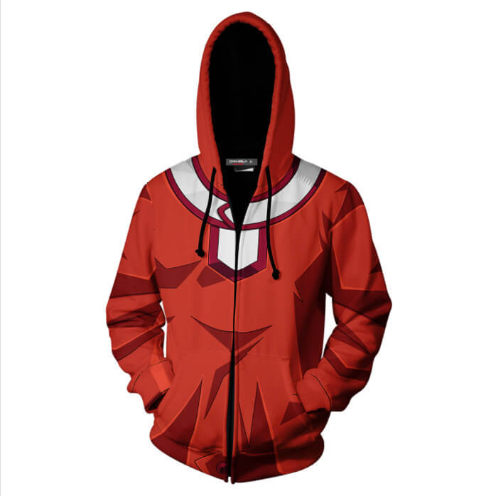 Yu-Gi-Oh! Duel Monsters Anime Judai Jaden Yuki Duel Academy Unisex Adult Cosplay Zip Up 3D Print Hoodies Jacket Sweatshirt