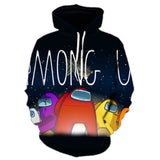 Among Us Party Game of Teamwork Unisex Adult Cosplay 3D Print Hoodie Pullover Sweatshirt