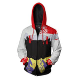 Unisex Sesshoumaru Hoodies Inuyasha Zip Up 3D Print Jacket Sweatshirt