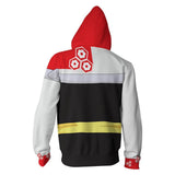 Unisex Sesshoumaru Hoodies Inuyasha Zip Up 3D Print Jacket Sweatshirt