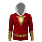 Men's Captain Billy Batson Hoodie Adult 3D Print Jacket Cosplay Costume Sweatshirt