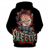 Unisex Horror Movie Hoodies Child's Play Chucky Printed Pullover Jacket Sweatshirt