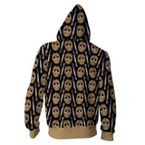 Unisex Friday the 13th Hoodies Jason Voorhees Mask Printed Pullover Jacket Sweatshirt