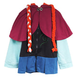 Frozen Princess Anna Hoodie Sweater for Girls Kids