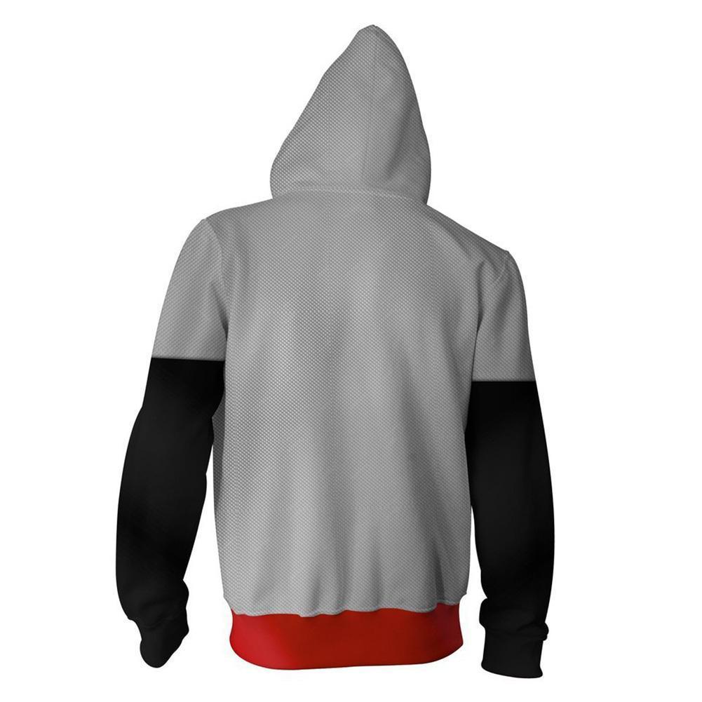 Unisex Elastigirl Hoodies The Incredibles 2 Zip Up 3D Print Jacket Sweatshirt