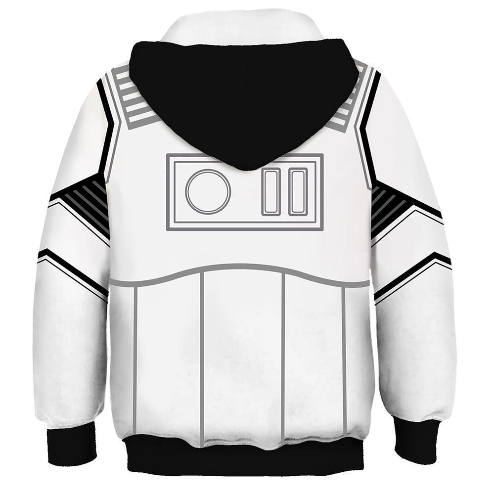 Kids Imperial Stormtrooper Hoodies Star Wars Pullover 3D Print Jacket Sweatshirt