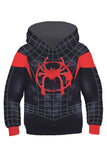 Girls Hoodie Spider-Man: Into the Spider-Verse Spider-Gwen Miles Morales 3D Pullover Sweatshirt Kids