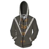 Unisex Albus Dumbledore Hoodies Harry Potter Zip Up 3D Print Jacket Sweatshirt