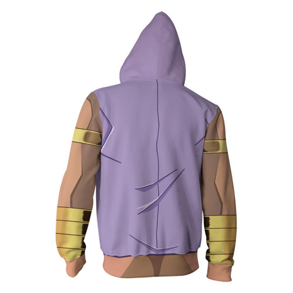 Unisex Marik Ishtar Hoodies Yu-Gi-Oh! Zip Up 3D Print Jacket Sweatshirt