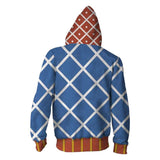 Guido Mista Hoodies JoJo's Bizarre Adventure Golden Wind Zip Up Unisex 3D Print Jacket Sweatshirt