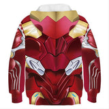 Kids Endgame Ironman Hoodie Halloween Cosplay Costume Hooded Sweatshirts