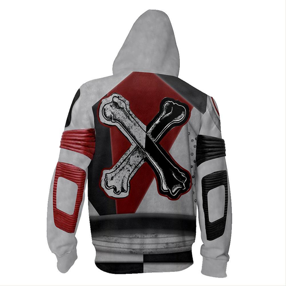 Descendants 3 Movie Carlos Unisex 3D Print Zip Up Hoodie Jacket Sweatshirt