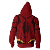 The Flash TV Unisex Hoodies Zip Up 3D Print Jacket Sweatshirt