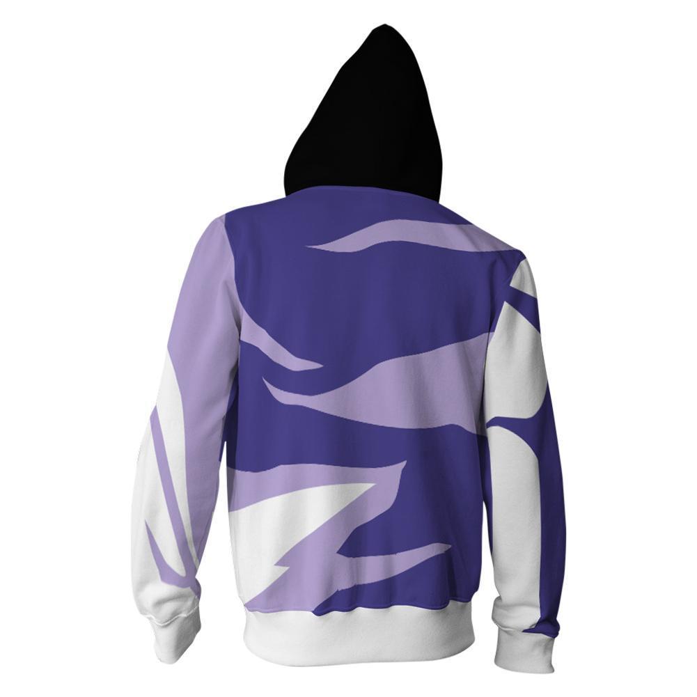 Unisex Madara Uchiha Hoodies Naruto Zip Up 3D Print Jacket Sweatshirt
