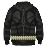 Kids Batman Hoodies 3D Muscles Printed Pullover Jacket Sweatshirt