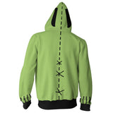 Unisex Invader Zim Gir Doom Hoodies Adult Casual Hooded Zip Up Sweatshirt