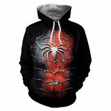 Spider-Man Unisex Hoodies Cool Aesthetic Pullover 3D Print Jacket Sweatshirt
