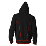 Unisex Hoodies D.Gray-man Zip Up 3D Print Jacket Sweatshirt