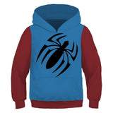 Kids Spider-Verse Scarlet Spider Hoodie Pullover Sweatshirt