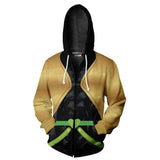 Dio Brando Hoodies JoJo's Bizarre Adventure Stardust Crusaders Unisex Zip Up 3D Print Jacket Sweatshirt