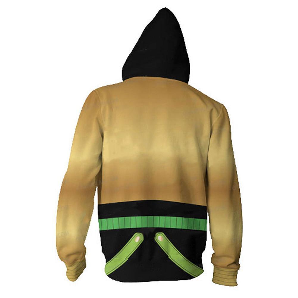 Dio Brando Hoodies JoJo's Bizarre Adventure Stardust Crusaders Unisex Zip Up 3D Print Jacket Sweatshirt