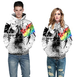 Eagle Oil Painting Style Animal Unisex Adult Cosplay 3D Printed Hoodie Pullover Sweatshirt