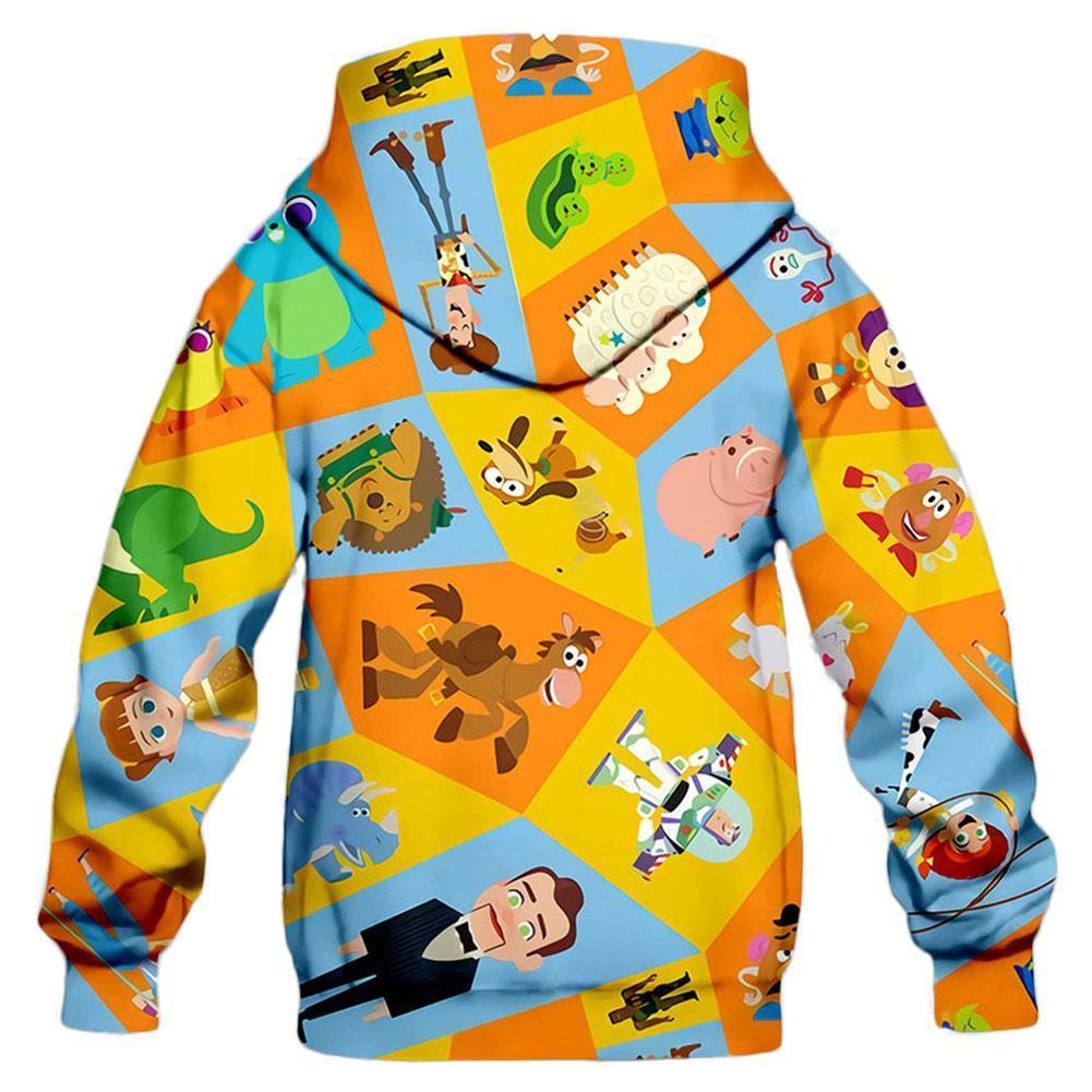 Kids Toy Story Hoodies Pullover 3D Print Jacket Sweatshirt