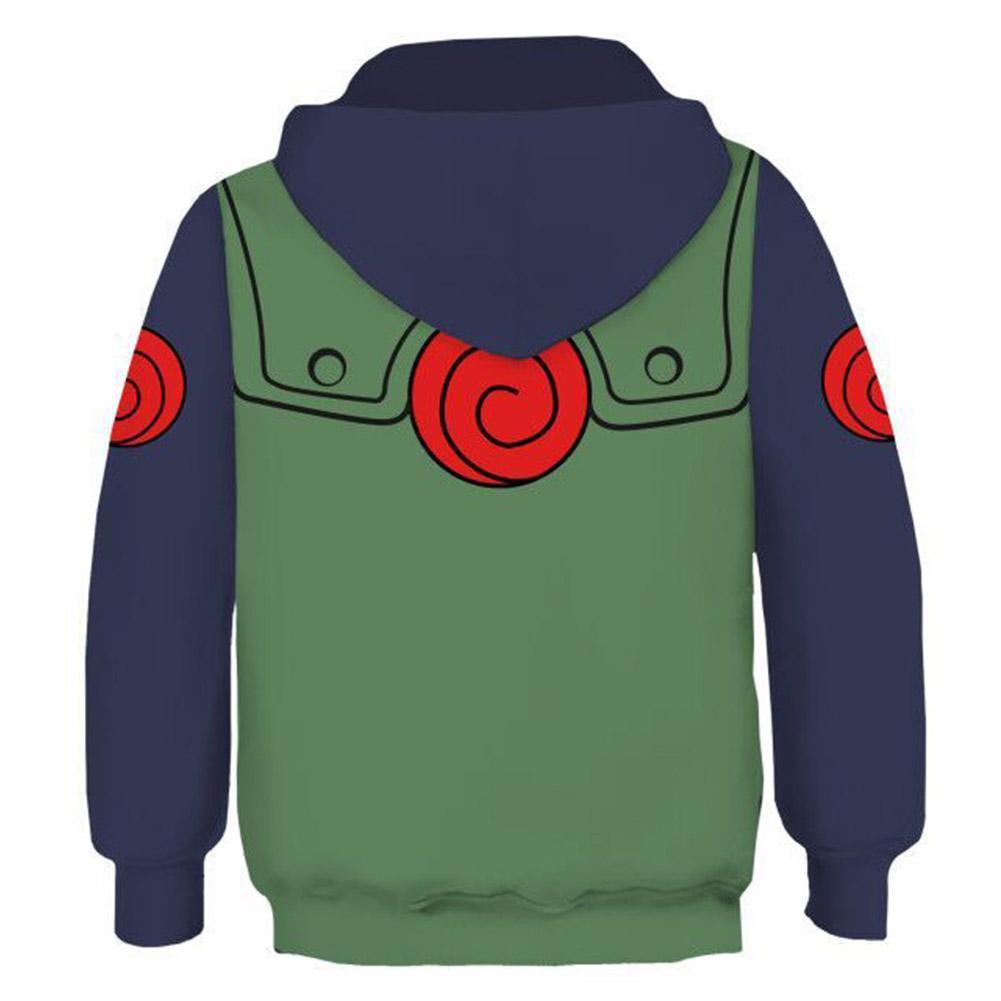 Kids Hatake Kakashi Hoodies Naruto Pullover 3D Print Jacket Sweatshirt