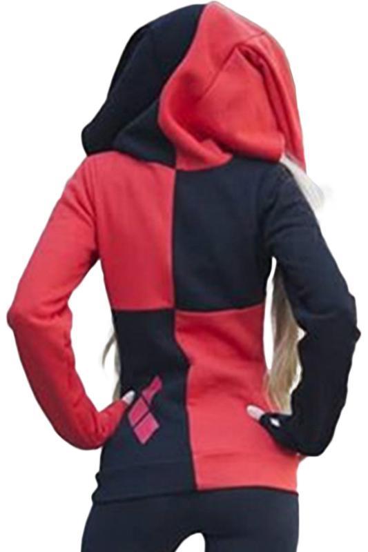 Suicide Squad Harley Quinn Sweatshirt Girls Jacket Costume Hoodie