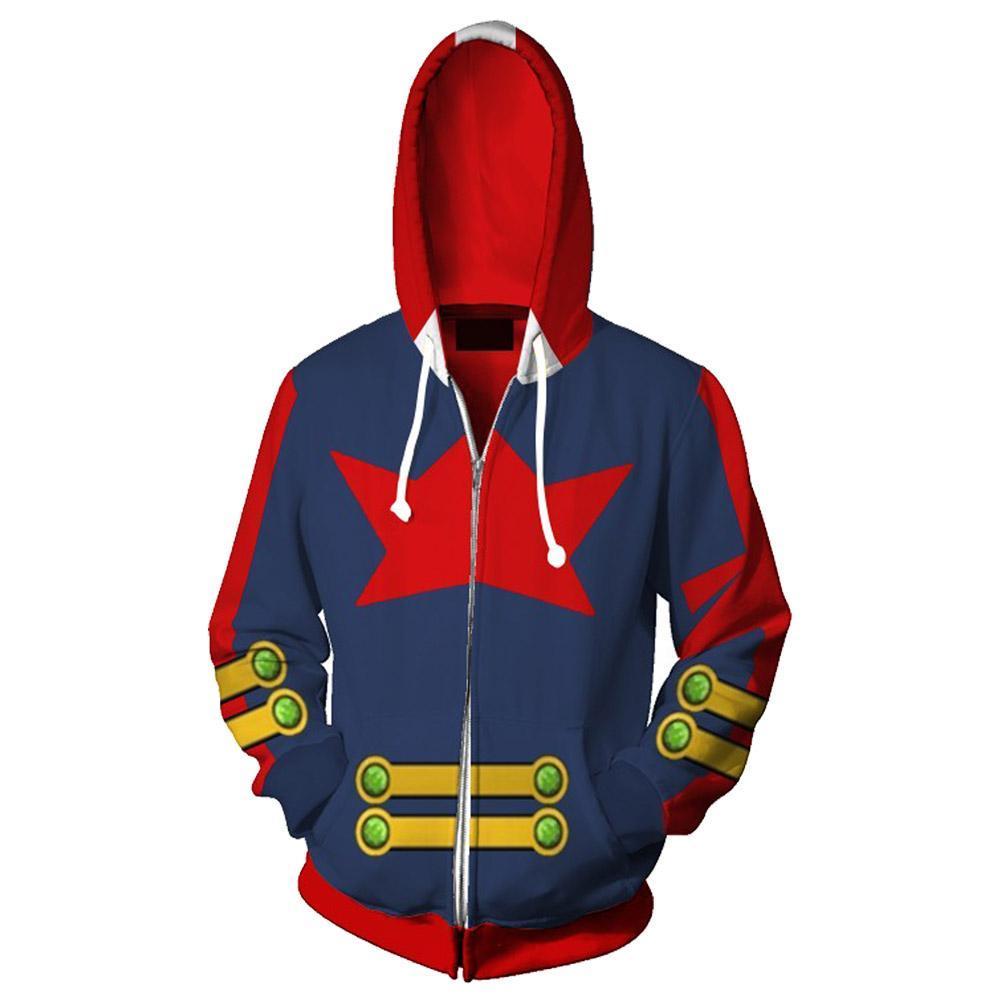 Unisex Simon Hoodies Tengen Toppa Zip Up 3D Print Jacket Sweatshirt