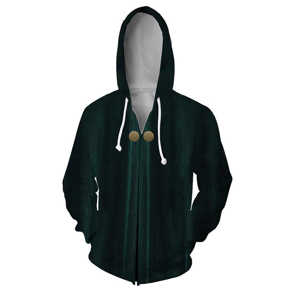 Unisex Minerva McGonagall Hoodies Harry Potter Zip Up 3D Print Jacket Sweatshirt