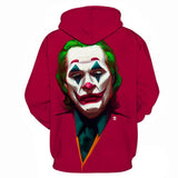Unisex 2019 Movie Joker Hoodies Arthur Fleck Printed Pullover Jacket Sweatshirt
