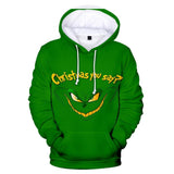 Kids Hoodie How the Grinch Stole Christmas Grinch CHRISTMAS YOU SAY Printed Pullover Sweatshirt