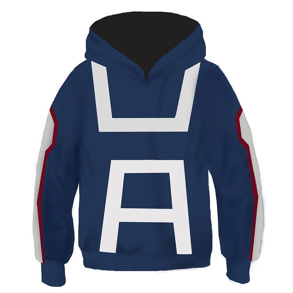 Kids Training Suit Hoodies My Hero Academia Pullover 3D Print Jacket Sweatshirt