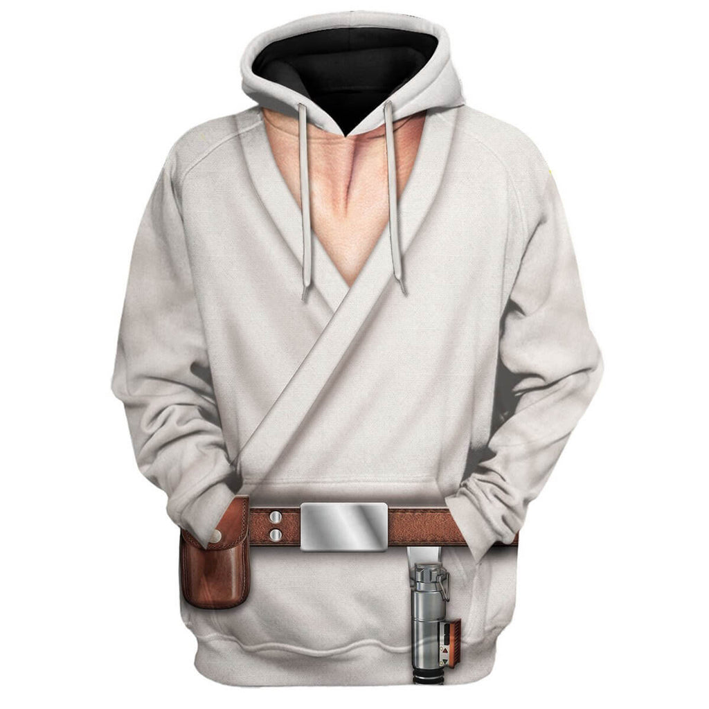 Star Wars Movie Qui-Gon Jinn Jedi Master Unisex Adult Cosplay 3D Print Hoodie Pullover Sweatshirt