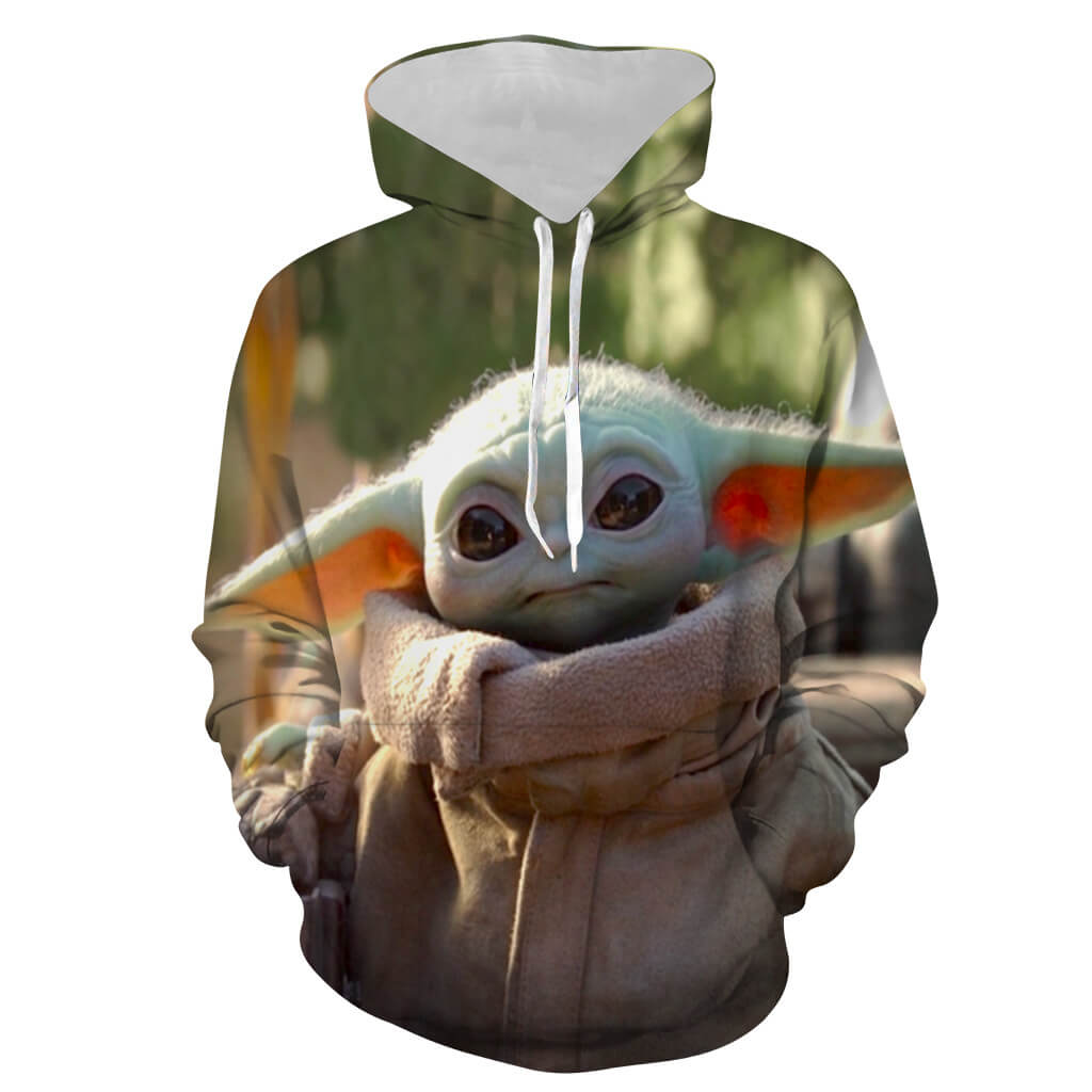 Star Wars Movie Grand Master of Jedi Order Yoda 10 Unisex Adult Cosplay 3D Print Hoodie Pullover Sweatshirt