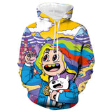Undertale Game Asriel Dreemurr 69 Colorful Unisex Adult Cosplay 3D Printed Hoodie Pullover Sweatshirt