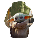Star Wars Movie Grand Master of Jedi Order Yoda 10 Unisex Adult Cosplay 3D Print Hoodie Pullover Sweatshirt