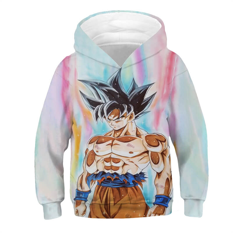 Kids Dragon Ball Anime Son Goku Kakarotto 8 Cosplay 3D Print Sweatshirts Jacket Hoodies for Children