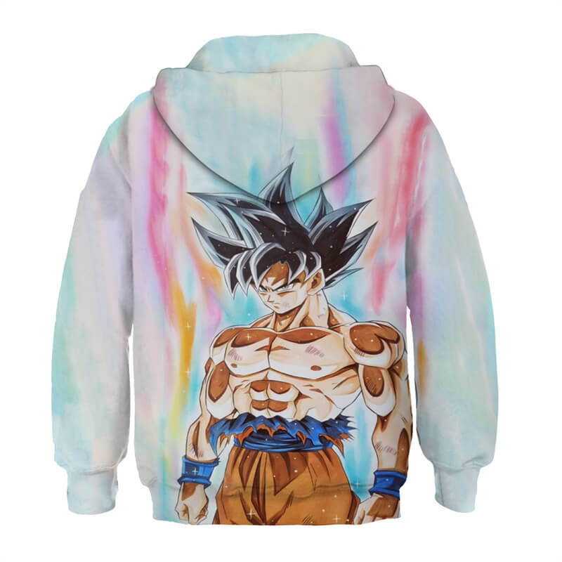 Kids Dragon Ball Anime Son Goku Kakarotto 8 Cosplay 3D Print Sweatshirts Jacket Hoodies for Children