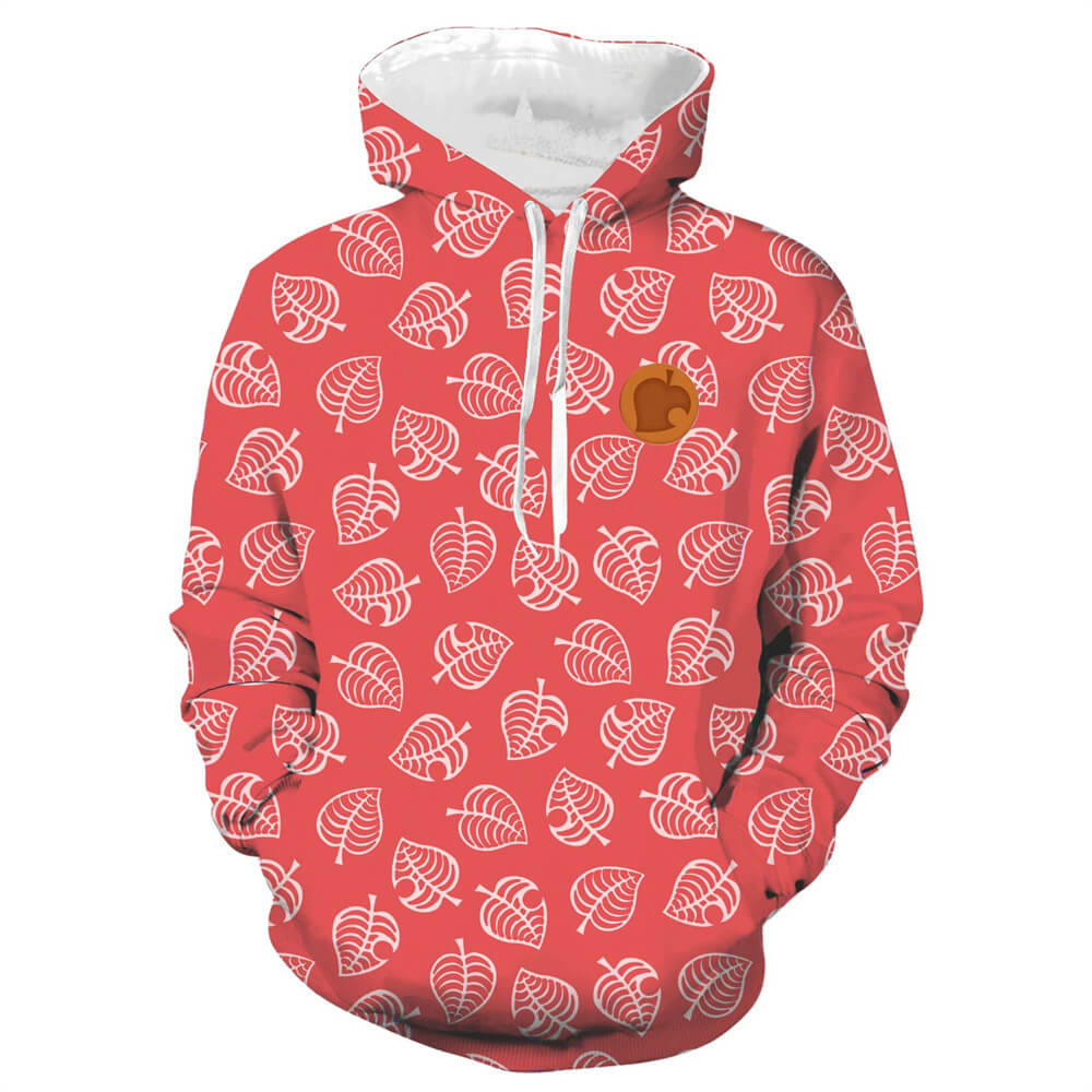 Animal Crossing: New Horizons Game Isabelle Shizue Dog New Leaf Red Unisex Adult Cosplay 3D Print Hoodie Pullover Sweatshirt