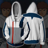 Mobile Suit Gundam Anime Amuro·Ray Unisex Adult Cosplay Zip Up 3D Print Hoodie Jacket Sweatshirt