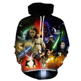 Star Wars Movie All Roles Unisex Adult Cosplay 3D Print Hoodies Jacket Sweatshirt