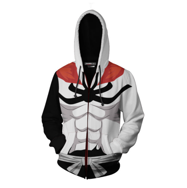 Bleach Tite Kubo Kurotsuchi Mayuri Anime Unisex 3D Printed Hoodie Sweatshirt Jacket With Zipper