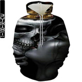 Skull Man Kiss Woman Movie Cosplay Unisex 3D Printed Hoodie Sweatshirt Pullover