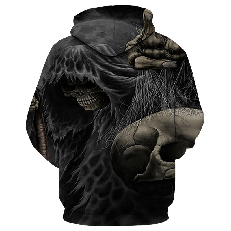 Skull Man Windbreaker Movie Cosplay Unisex 3D Printed Hoodie Sweatshirt Pullover